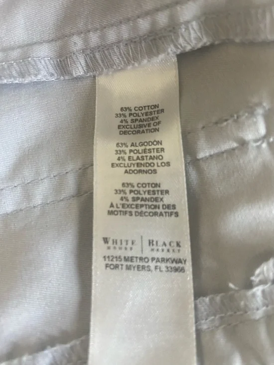 White House Black Market Sz 6 Grey Women’s Light Weight Jacket - Picture 13 of 14